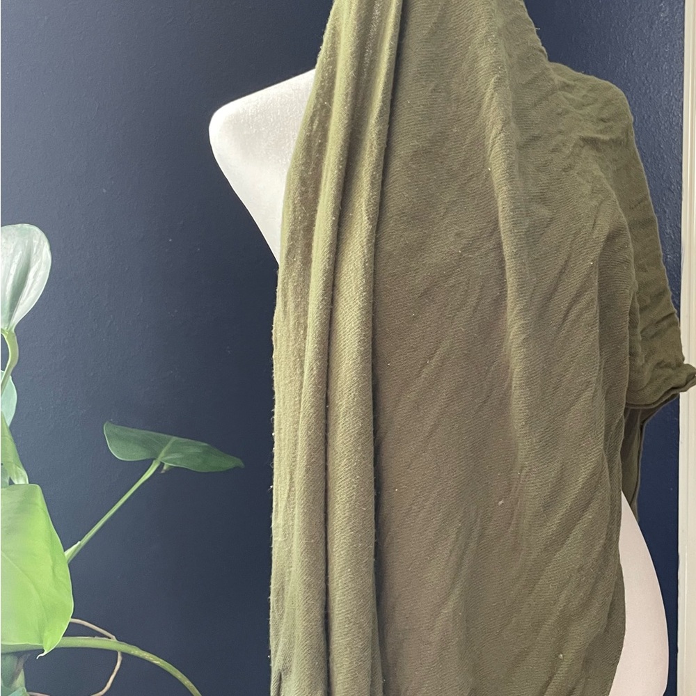 D & G Pashmina Scarf | Hunter Green | Cashmere Silk Blend | Fringe Wrap